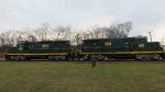 Ohio South Central Railroad (OSCR ) 2153 & 104